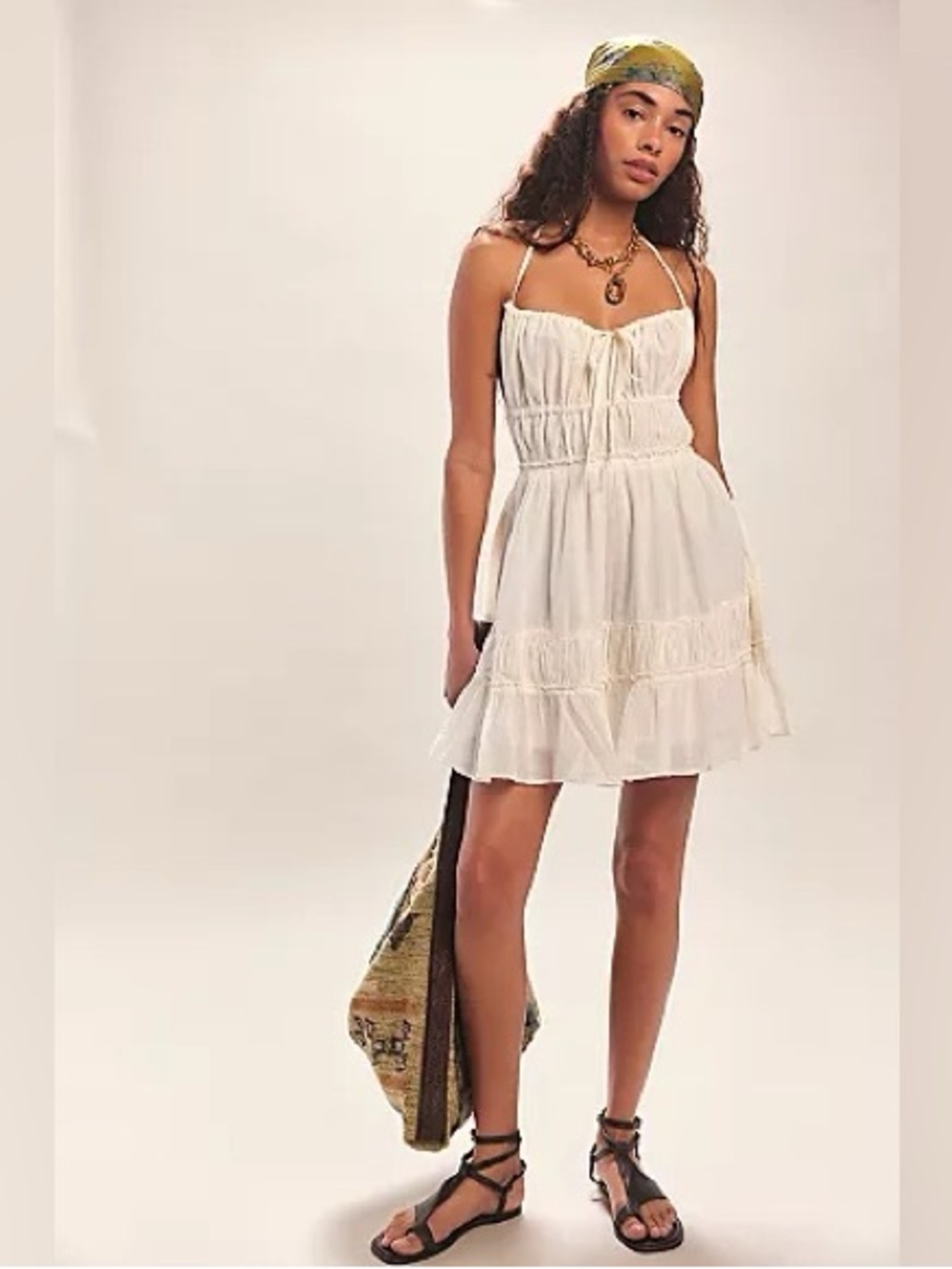 Free People Taking Sides Mini Dress